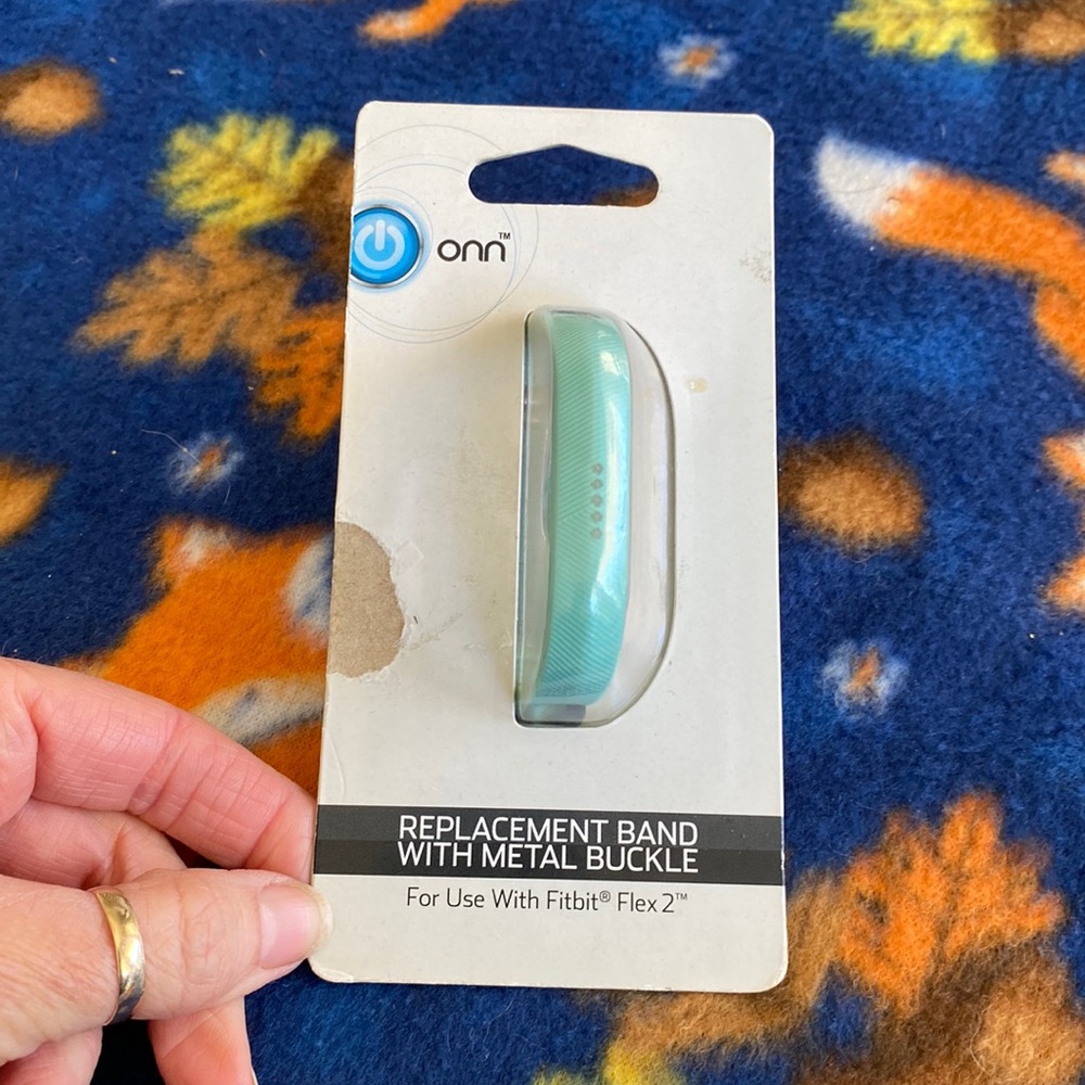 New ONN replacement Band Fitbit Flex2 aqua color